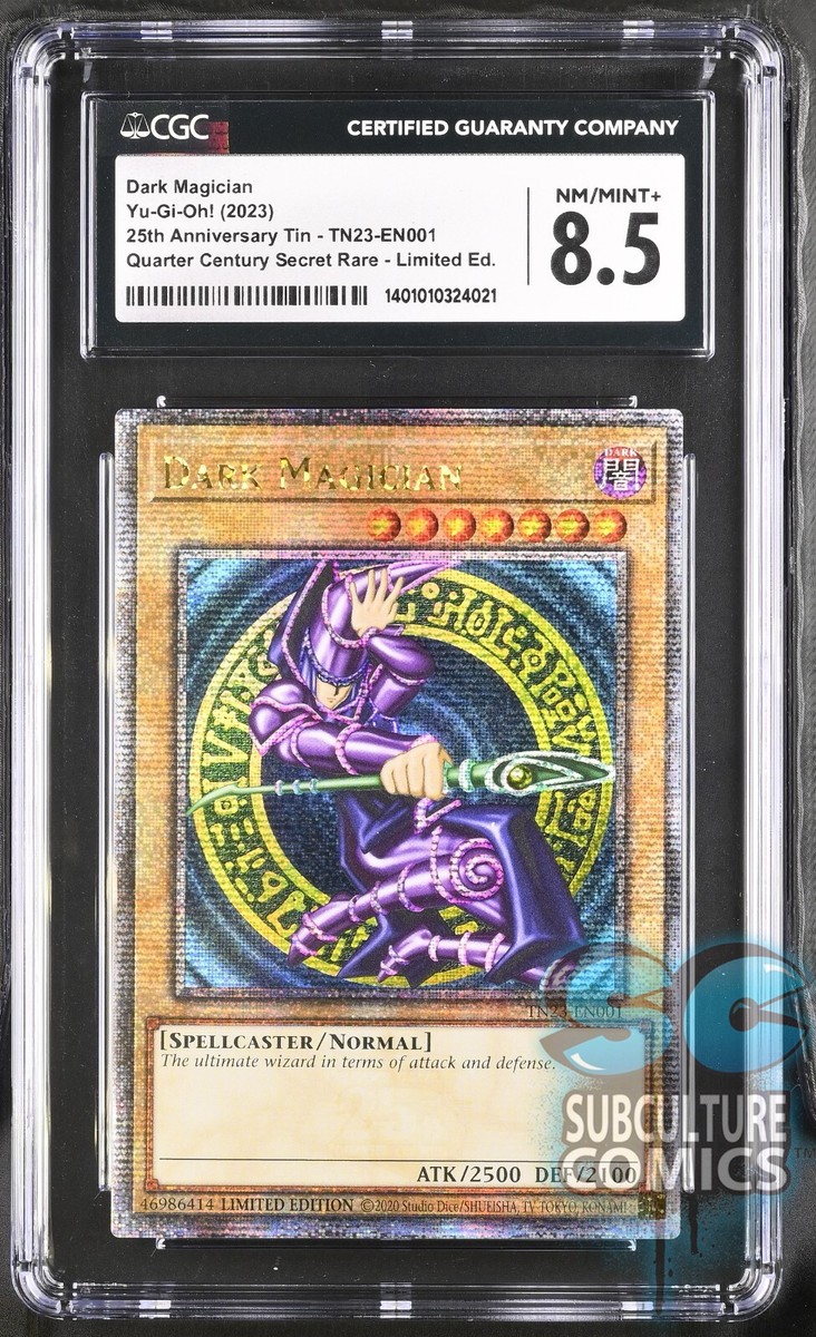 YU-GI-OH - DARK MAGICIAN: QUARTER CENTURY PRISMATIC SEC RARE - CGC