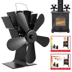 Wood Stove Fan Heat Powered Fireplace Fan Non Electric For Log