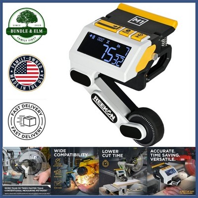 Professional Miter Saw Measuring Tool with Backlit LCD for Quick Measurements