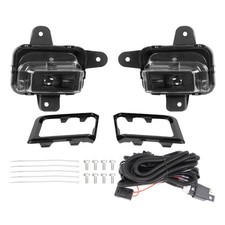 Led Fog Light For 2022-2024 2025 Gmc Sierra 1500 Wblack Bezel Trimswitchwrie Led Fog Light For 2022-2024 2025 Gmc Sierra 1500 Wblack Bezel Trimswitchwrie