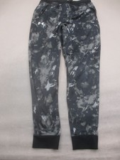 Under Armour Size L Girls Gray Elastic Waist Zip Pocket Jogger Track Pants 581