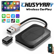 2 in 1 Mini Wireless Apple CarPlay/Android Auto Adapter Dongle USB Plug&Play US