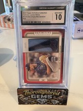Shane McClanahan 2023 Topps Definitive Collection - Jumbo Relic 1/1 Nike CGC 10