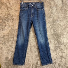 Old Navy Straight Jeans Built In Flex Boys Size 12 Dark Blue