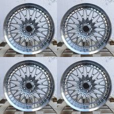 18x9.5 Work Vsxv Style Silver Machined Wheels 5x114.3 Et35 Lexus Infiniti Honda