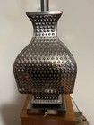 Large Accent Table Lamp Metal/Tin 3-way MINT — photo 6