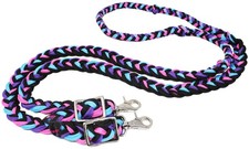 Horse Western 8 Long Nylon Braided Knotted Ba...