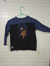Vintage 1999 Warner BROS CARTOON NETWORK SCOOBY DO SPORTS LONG SLEEVE KIDS SHIRT