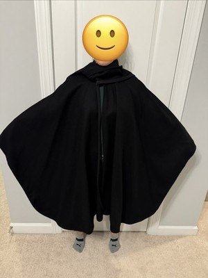 Black Hand Made Wool Cape