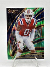 2025 Panini Select # 280 Christian Gonzalez Club Level Green Shock /5