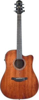 Crafter Silver series 250, dreadnought acoustic-electric guitar with cutaway