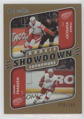 2006 O-Pee-Chee Rainbow 10/100 Tomas Kopecky Johan Franzen #639 Rookie RC 05u8