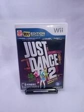 Just Dance 2 - Best Buy Edition (Nintendo Wii, 2010) Complete W/ Manual CIB