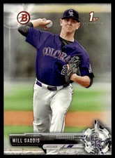 2017 Bowman Draft Will Gaddis Colorado Rockies #BD-104