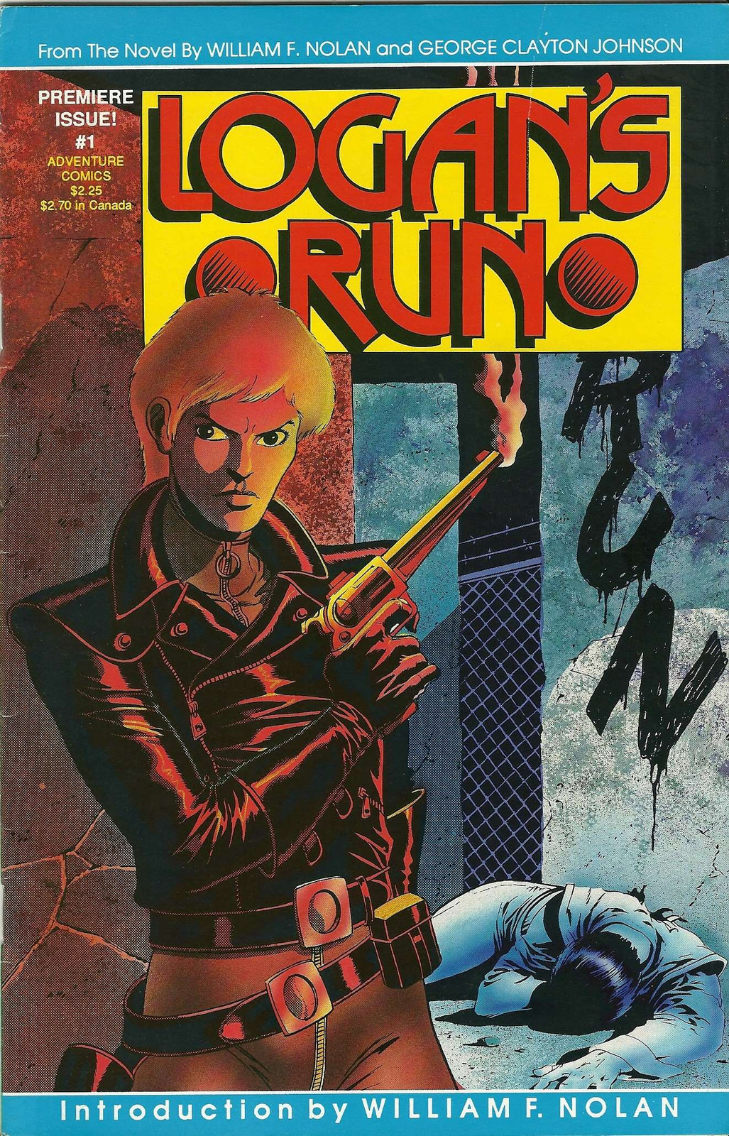 Logan's Run Adventure #1 FN Comic by Barry Blair Based on William F Nolan Story  