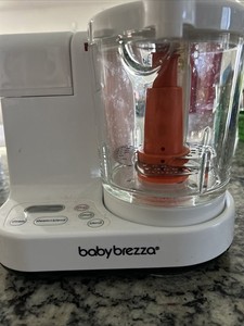 Baby Brezza One Step Glass Baby Food Maker Auto shut Off Dishwasher Safe Steamer