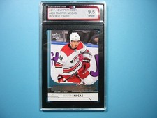 2017/18 UPPER DECK UD YOUNG GUNS HOCKEY CARD #464 MARTIN NECAS ROOKIE RC KSA 9.5. rookie card picture