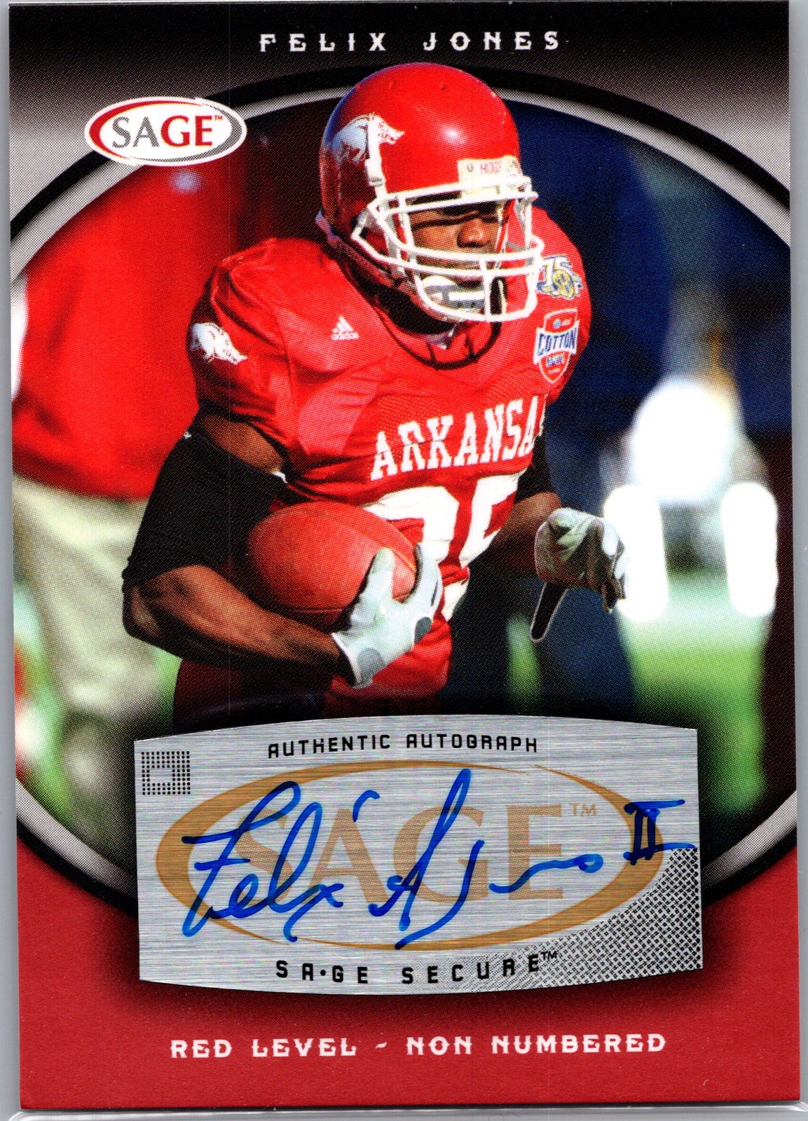 Felix Jones SA-GE Autographs #A35 Red