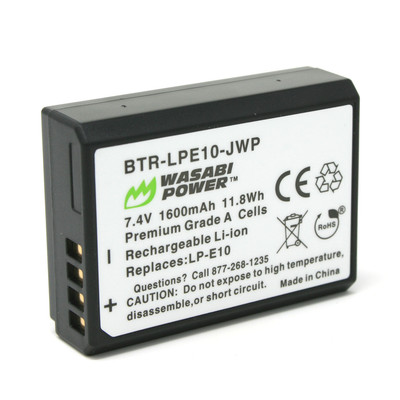 Wasabi Power Battery for Canon LP-E10