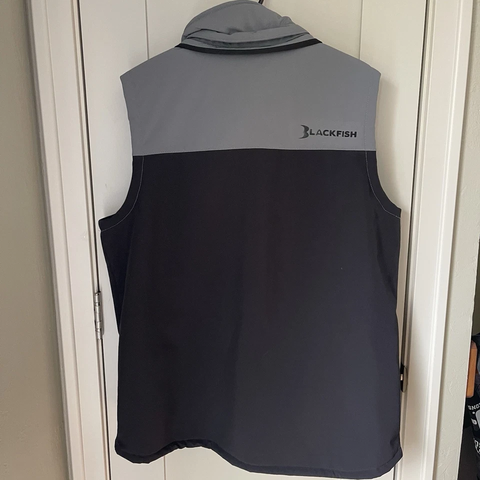 Colete Masculino Blackfish Gale Softshell MD Preto Lã para Pesca ao Ar Livre - Imagem 2 de 4