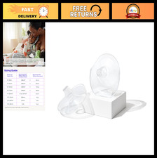24mm Breast Pump Flanges - 2 Pack Compatible with Hands-Free Pumps, Milk Collect