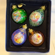 Vintage Disney “Dazzling Dreams” Ornament Collection – Bradford Exchange – Boxed