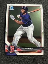JOSH OCKIMEY 2018 Bowman Baseball QTY #BCP34 Boston Red Sox