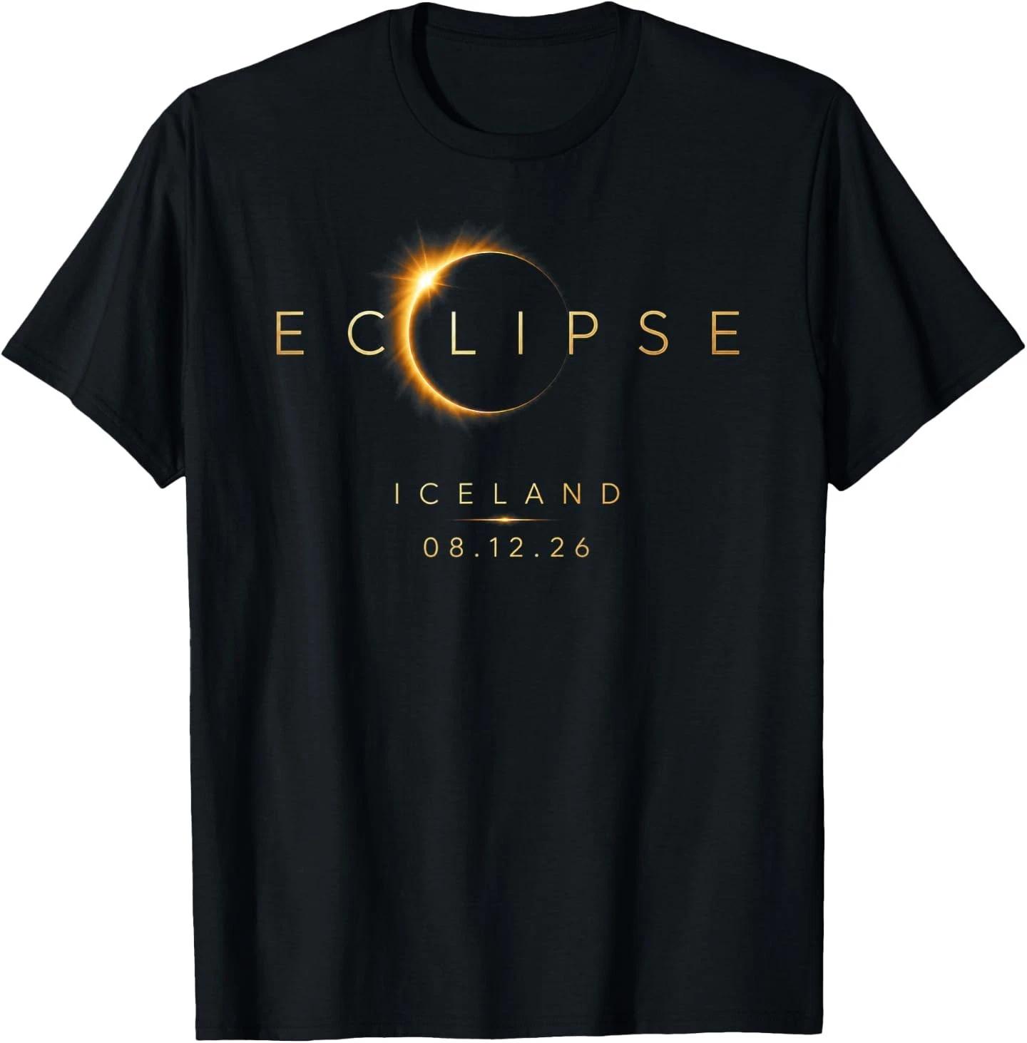 2026 Solar Eclipse Iceland 08 12 26 Total Eclipse Iceland T-Shirt