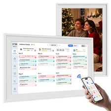 15.6 Inch Digital Calendar Chore Chart 1920  1080P Full HD Touchscreen Inter...