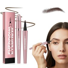 Microblading Eyebrow Pen, 2026 New Premium 4-Tip 3D Eyebrow Pencil, Waterproof L