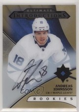 2018 Upper Deck Ultimate Collection Introductions Gold Andreas Johnsson Auto 0zu