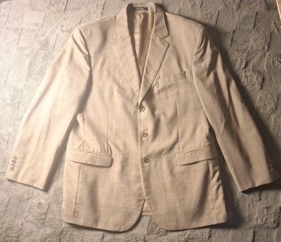 Canali Men s Blazer EU 56R US46R Brown Windowpane Wool Sport Coat Jacket 120's
