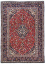 9x13 ft Vintage Hand-Knotted Oriental Rug Large Traditional Floral Carpet