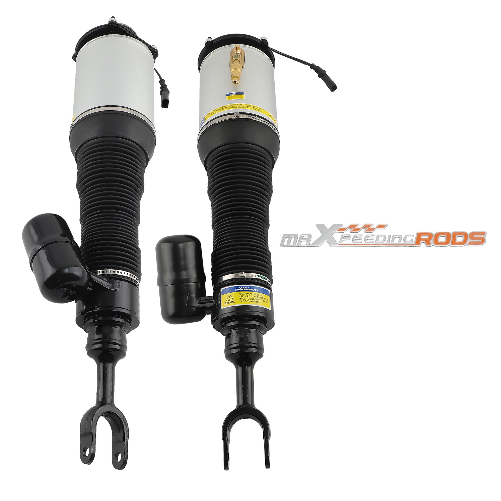 Pair Front Electronic Air Strut for Bentley Continental GT 3W0616039 3D7616040