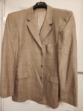 Stafford Men's Classic Fit 3 -Button Sport Coat Blazer Light Brown 48R