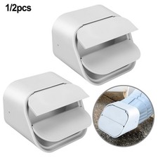 Gutter Elbow Connector for 3x4 Type A Gutters Fits 2x3 Downspouts in White