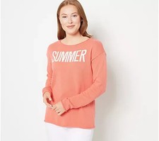 Belle Beach by Kim Gravel Seaside Beach Sweater Coral Summer,L A501215