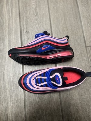 Nike Air Max 97 CT1578-001 Youth 6Y Women 7.5 Black/Pink/Blue Running Shoes 2019