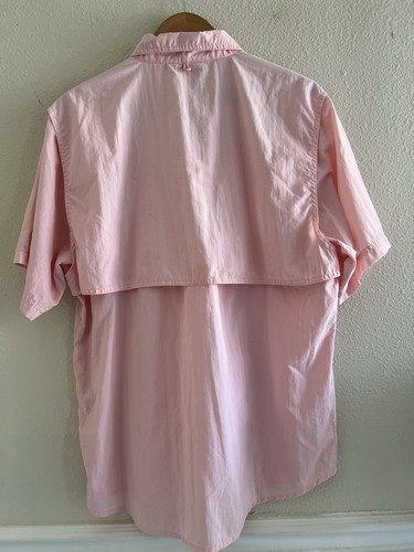 Magellan Women’s Vintage Fishing Shirt Button Up Size Large Pink Outdoors - Picture 2 of 9
