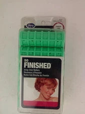 SO FINISHED Snap Over Rollers Goody Green Curlers 10 Pcs