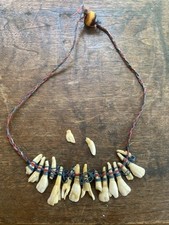 Antique Horse / ? Teeth Necklice !! OLD OOAK !!  