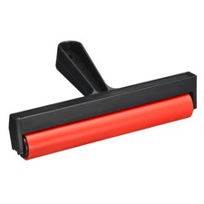 8" Rubber Roller Brayer Rolling Tools for Printing Printmaking, Red