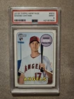 2018 TOPPS HERITAGE #600 SHOHEI OHTANI ROOKIE RC PSA 9