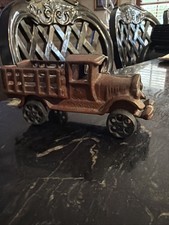 Vintage Kids Toy 1930 s Cast Iron Mack C Cab Stake Truck 6" Length
