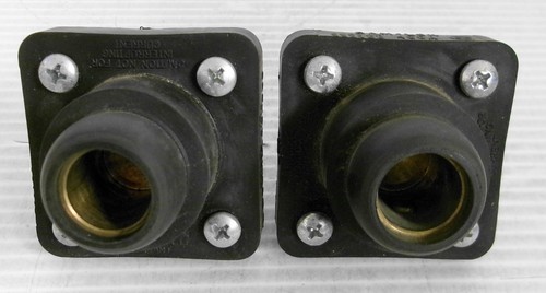 Crouse-Hinds E1018  Cam-Lok Female Receptacle 600VAC 250VDC 400A (Lot of 2)