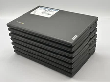 Lot of 7 Lenovo 100e Chromebook 2nd Gen (32GB eMMC, AMD A4, 4GB RAM)-Part Only