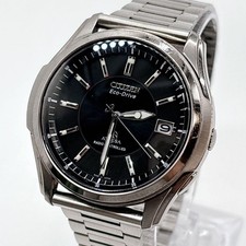 CITIZEN Attesa Eco-Drive Radio Solar Black Di...