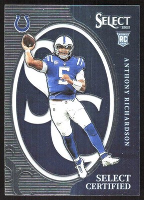 550J 2023 Panini Select #CRO-ARI Anthony Richardson Select Certified Rookies