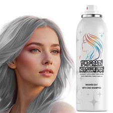 Temporary Hair Color Spray  150Ml Instant Silver Gray Hair Spray for Adults  K