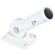 A-Wall Mount Adjustable Holder Bracket Stainless Steel Flag Pole Windsock Base